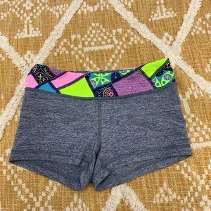 super fun reversible Iviva spandex shorts